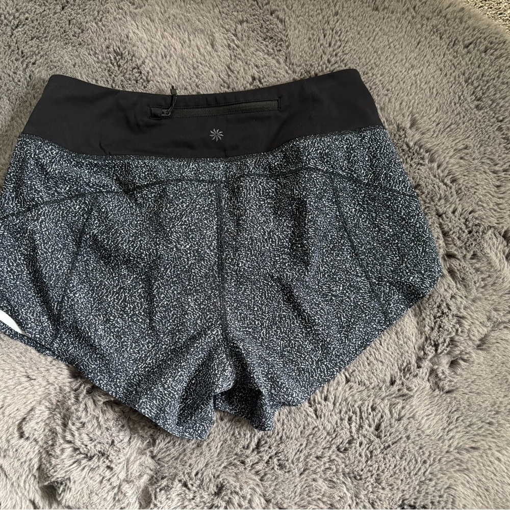 Athleta Black and Gray Athletic Shorts